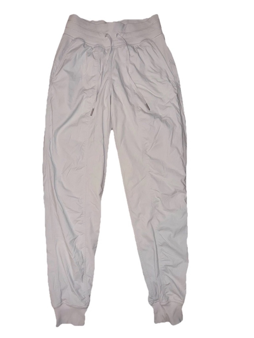 Lululemon Dance Studio Joggers Women’s Size 2 Inseam 28” Lined Light Gray